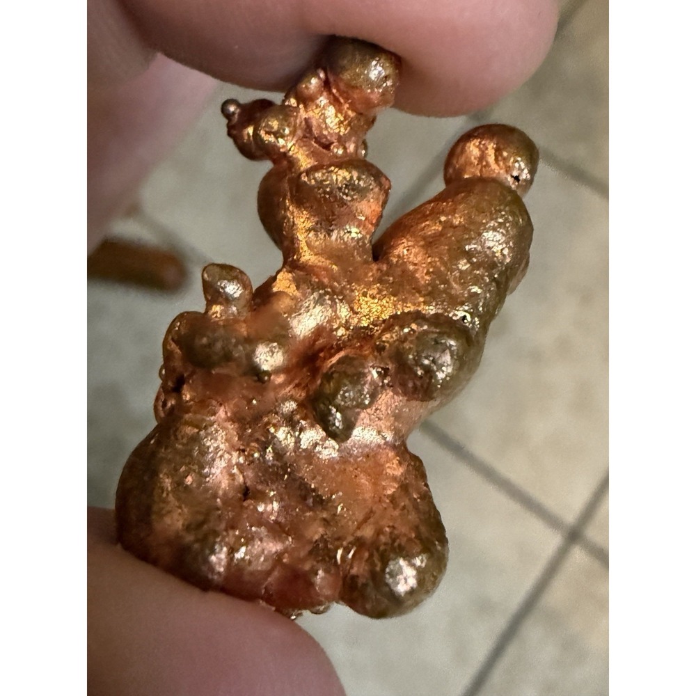 Native Copper 1.05 Oz 29.88g Specimen Natural Mineral Crystal Rock Collectible